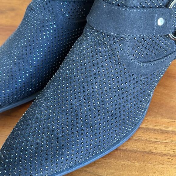 ASOS Black Silver studded ankle boots size 9 Winter Fall boot‎ - Picture 3 of 6